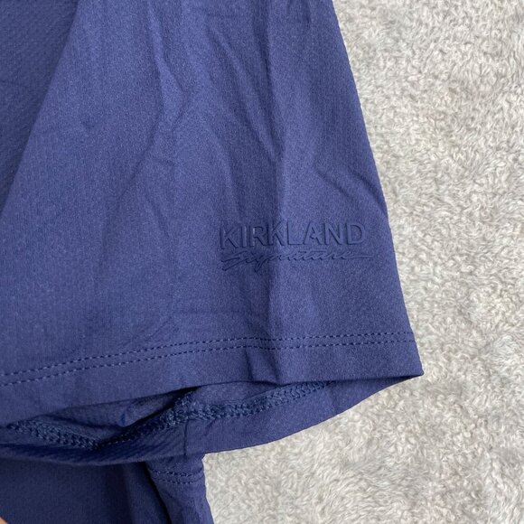 NEW Performance Men's S Polo Shirt Kirkland Signature Moisture-Wicking Blue - Picture 7 of 8